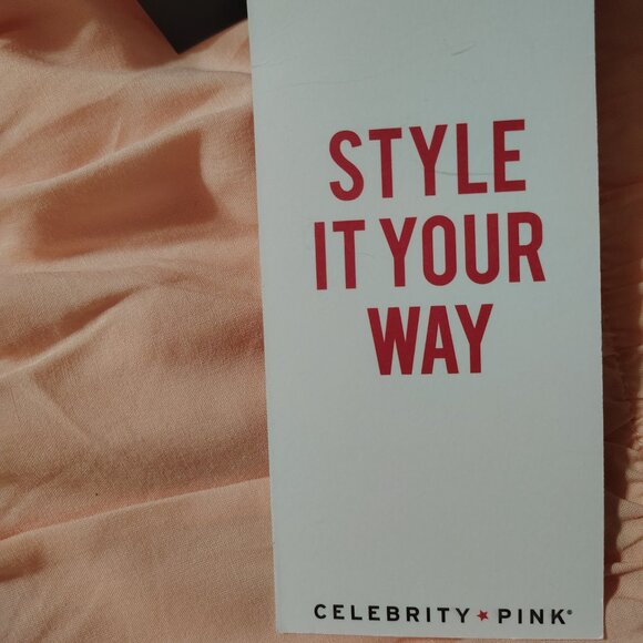 Celebrity Pink XXL orange midi skirt - Picture 9 of 9